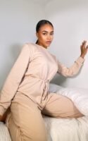 Stone Sweat Long Sleeve Jumpsuit