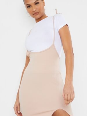 Stone Dungaree Skirt